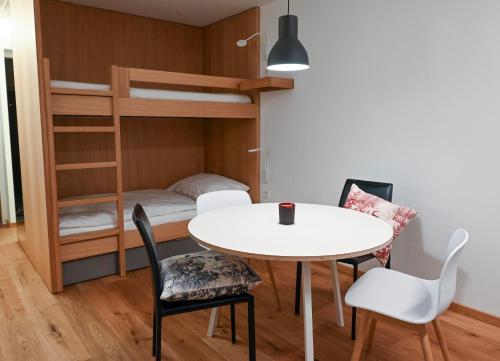 Posteľ alebo postele v izbe v ubytovaní Appartement Bergzauber