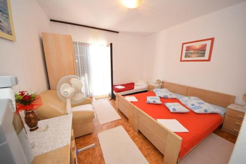 Posteľ alebo postele v izbe v ubytovaní Rooms Smilje