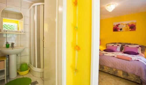 Kúpeľňa v ubytovaní Apartment Zelja