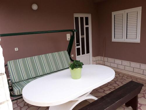 Χώρος καθιστικού στο Apartments Vesna