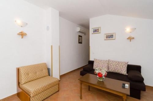 Χώρος καθιστικού στο Apartments Pavo