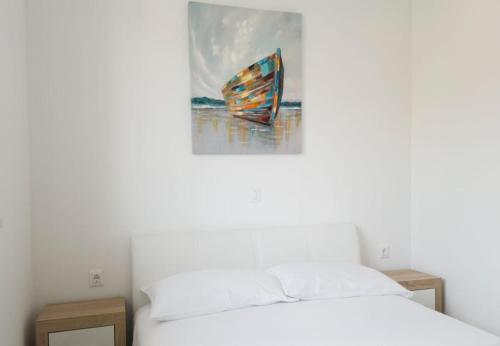 Posteľ alebo postele v izbe v ubytovaní Apartment Marina