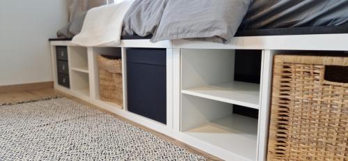 Charleroi Cozy Homeにあるベッド