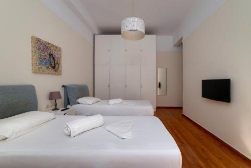 Vintage and Spacious 3BA next to Athens ancient city center