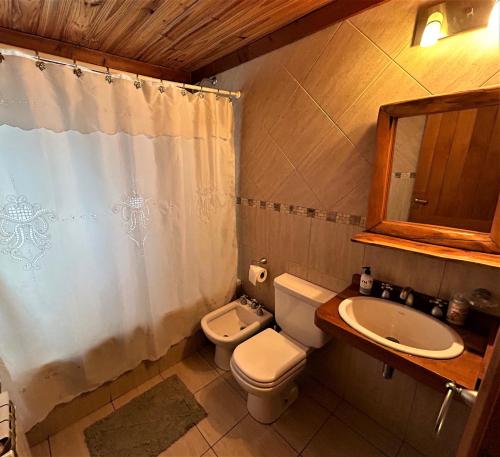 Koupelna v ubytování MODO PATAGONIA-Casa Enebro