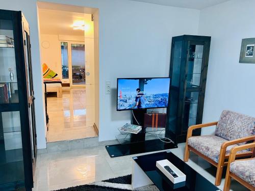 TV a/nebo společenská místnost v ubytování Corad2