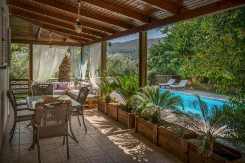 Bazén v ubytování Eleonas Private pool villa nebo v jeho okolí