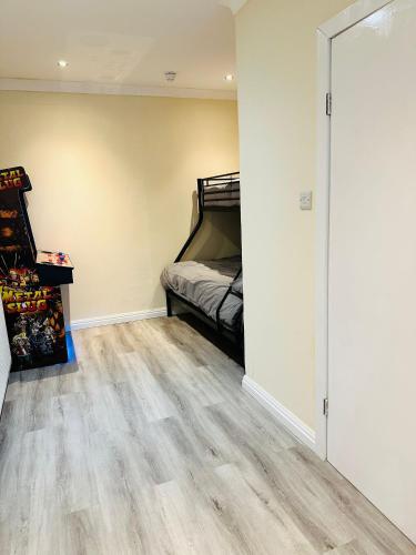 a bedroom with a bed in a room at Castle View, 94-96 Friar Lane in Nottingham