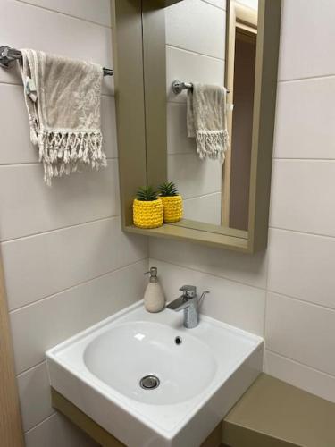 Ένα μπάνιο στο Spring apartment