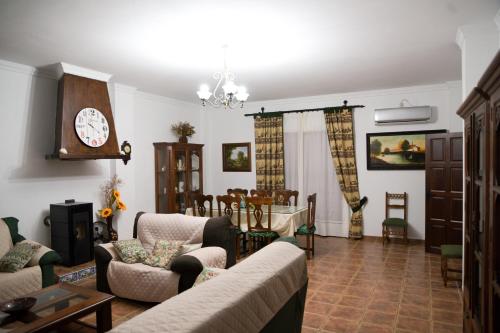 Posezení v ubytování Casa Rural LA ENCINA