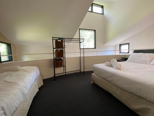 Ένα ή περισσότερα κρεβάτια σε δωμάτιο στο Oberdere 3 - Thredbo