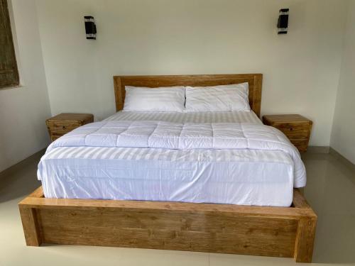 Letto o letti in una camera di Villa Poleng