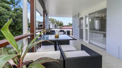 Μπαλκόνι ή βεράντα στο Bribie Beachview Apartment