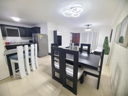 Kuchyň nebo kuchyňský kout v ubytování Céntrico con Jacuzzi privado