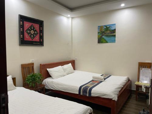 Katil atau katil-katil dalam bilik di TuongMai Home & Trekking Tour