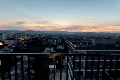 Modern apartment overlooking the city of Tirana