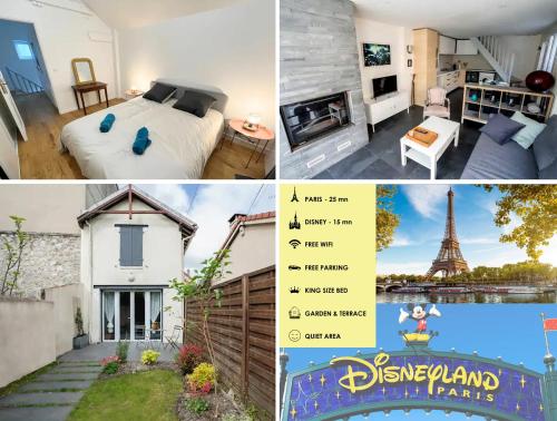 Le Traditionnel - Maison avec Jardin & Parking - Idéal Disneyland & PARIS