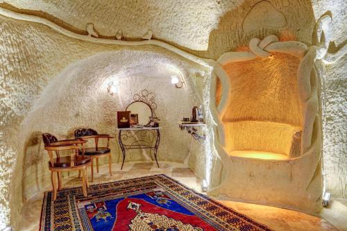 Χώρος καθιστικού στο Marbay Cave Cappadocia