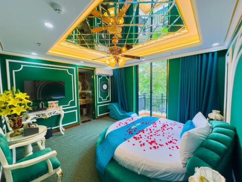 Posezení v ubytování King's Hotel Pháp Vân