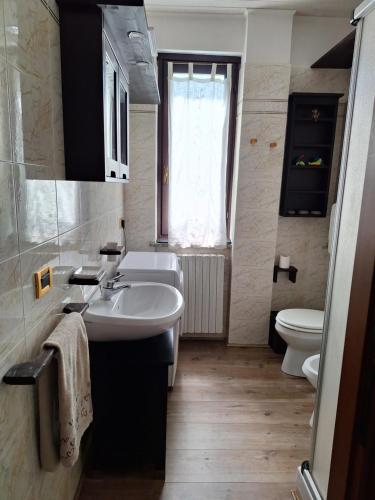 Un baño de Alloggio Gravere