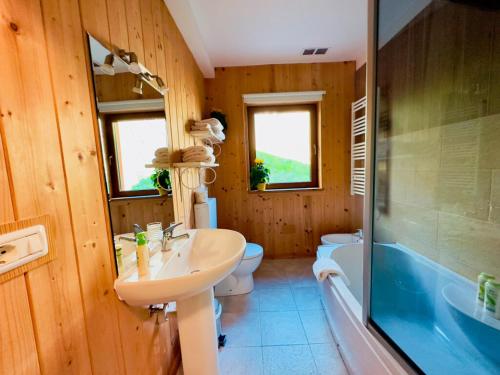 Koupelna v ubytování Artemisia B&B