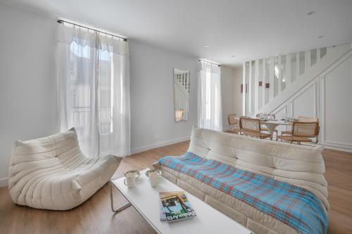 Χώρος καθιστικού στο Appartement pour 5 - Proche marche et commerces