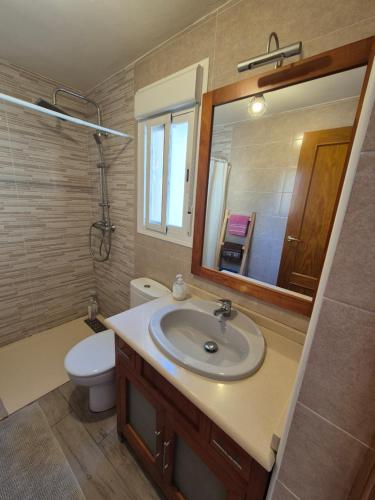 Koupelna v ubytování La Casita del Arco de San Andrés