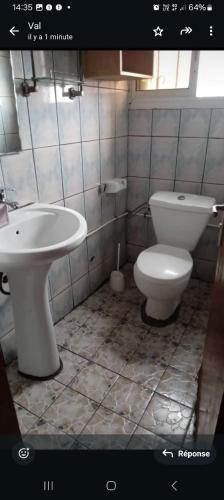 Koupelna v ubytování Val Appart 2
