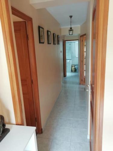 a hallway of a house with a hallwayngthngthngthngthngthngthngthngth at Maison individuelle in Ossun
