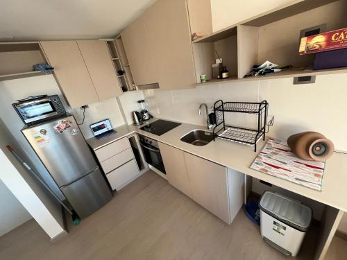 Cucina o angolo cottura di Depto Nuevo Con Amplia Terraza y Hermosa Vista