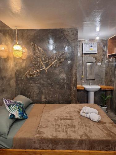 Koupelna v ubytování Pointbreak Homestay