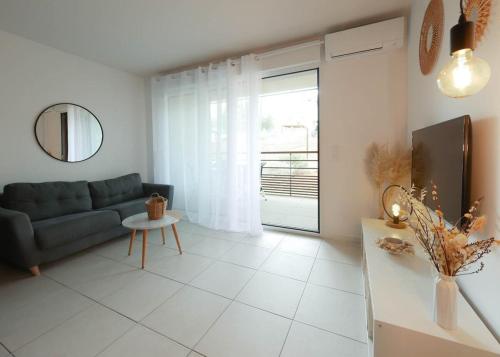 L'Alba Rosso - Climatisation, parking et terrasse