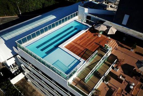Πισίνα στο ή κοντά στο Blue Sunset Flats Beira Mar - Apt 322