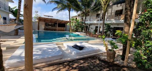 Bazén v ubytování White House of Zanzibar nebo v jeho okolí