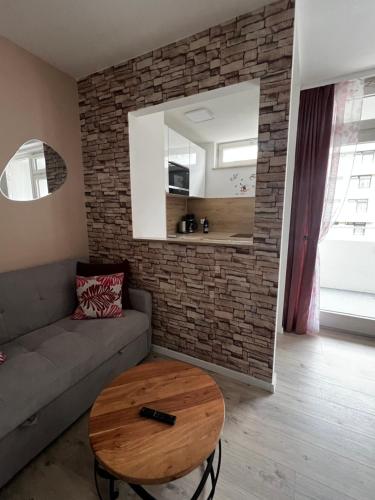 Η κουζίνα ή μικρή κουζίνα στο Apartment AS mit Balkon