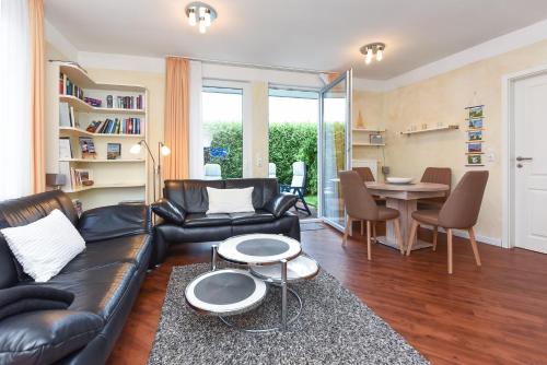 Χώρος καθιστικού στο Ferienhaus Strandläufer