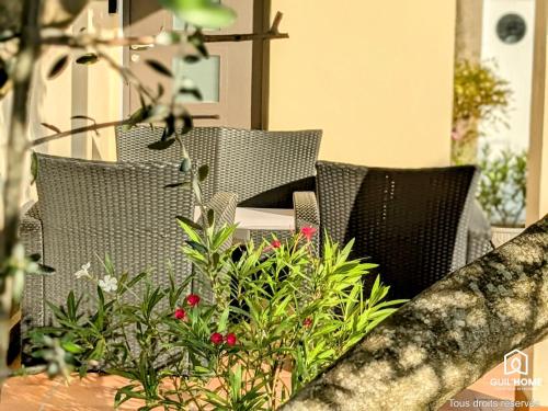 Posezení v ubytování Maison 3 ch - Terrasse - Parking