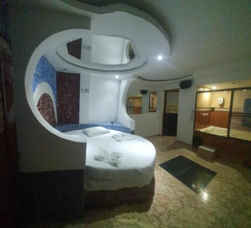 Ванная комната в APARTAHOTEL Noches de Luna