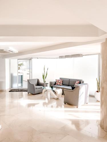 Χώρος καθιστικού στο Tibisay Hotel Boutique Margarita