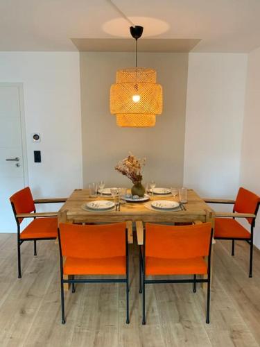 Χώρος καθιστικού στο Gemütliches Appartement in Bad Wilhelmshöhe