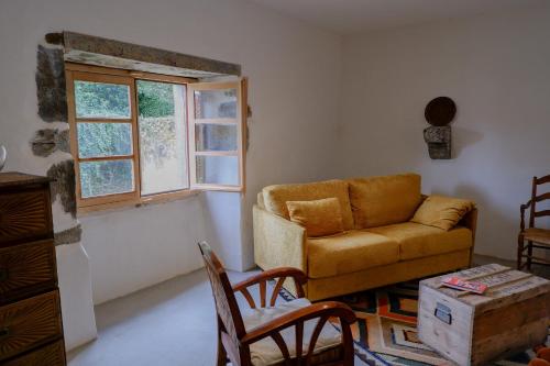 Χώρος καθιστικού στο Haixpia, Le Gîte