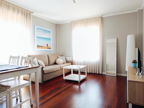 Χώρος καθιστικού στο Ideal apartamento en SanVi
