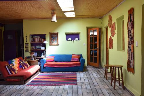 Posezení v ubytování Hostal Ayni