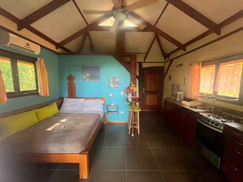 Kuchyň nebo kuchyňský kout v ubytování Chalet Tropical