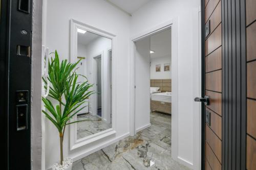 Koupelna v ubytování NAŠ Apartman