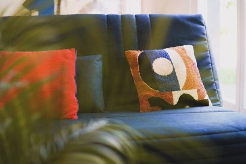 Coin salon dans l'établissement Appartement disneyland