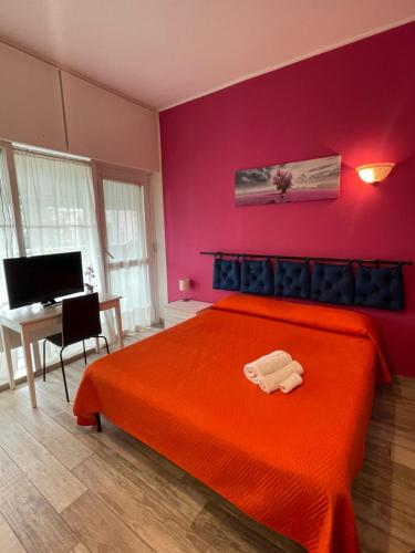 Postel nebo postele na pokoji v ubytování B&B Mary&Giuly