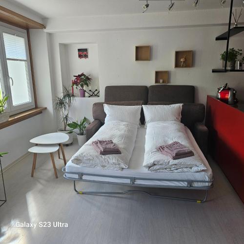 Ένα ή περισσότερα κρεβάτια σε δωμάτιο στο La Fattoria del Coz