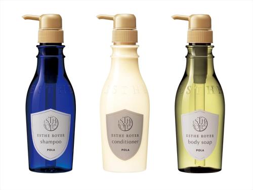 three bottles of white and blue wine on a white background at YADOYA Matsugaya in Tokyo