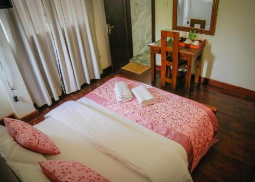 Katil atau katil-katil dalam bilik di The Venice house